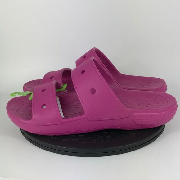 Crocs Classic Sandals Pink Comfort Slides Men’s Size 14 - Picture 7 of 10